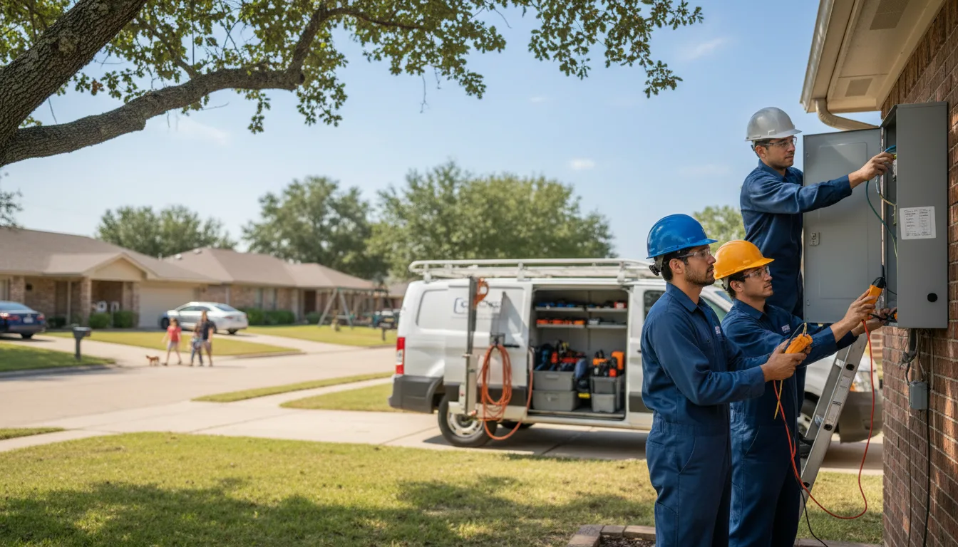 Certified electrician providing emergency electrical services in Russells Point, OH